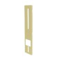 PLACCA P/AVVOLGITORE UNIVERSALE IN ABS ORO