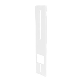 PLACCA P/AVVOLGITORE UNIVERSALE IN ABS BIANCO