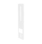 PLACCA P/AVVOLGITORE UNIVERSALE IN ABS BIANCO