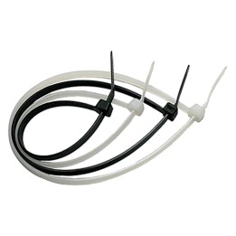 FASCETTA A STRAPPO PER CABLAGGIO mm 2,5 x 140 - nera (100 pezzi)