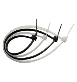 FASCETTA A STRAPPO PER CABLAGGIO mm 2,5 x 140 - bianca (100 pezzi)