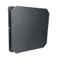 ASPIRATORE ELETTRICO LUX323 A MURO D 90 MM NERO