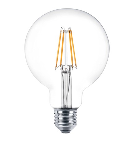 LAMPADA LED A FILAMENTO 'GLOBO' CALDA 2700K 8W75W E27 - 1055 lm