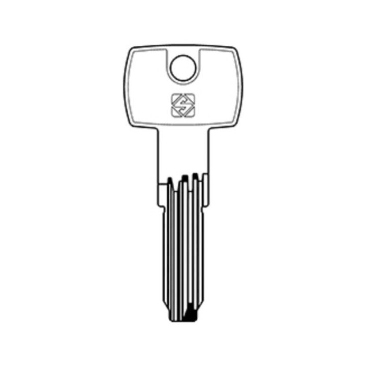 SILCA CB97SMD CHIAVE PUNZONATA OTTONE