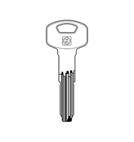 SILCA YA115SMD CHIAVE PUNZONATA OTTONE