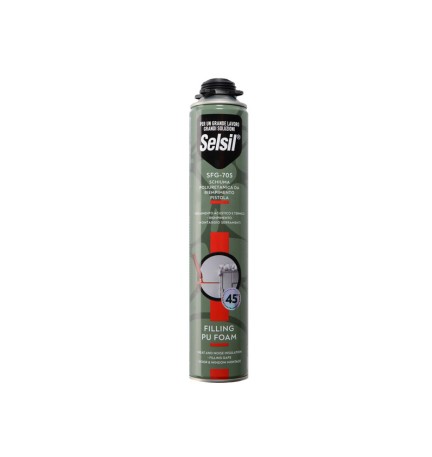 SELSIL SCHIUMA POLIURET UNIVERS P/PISTOLA 750 ML