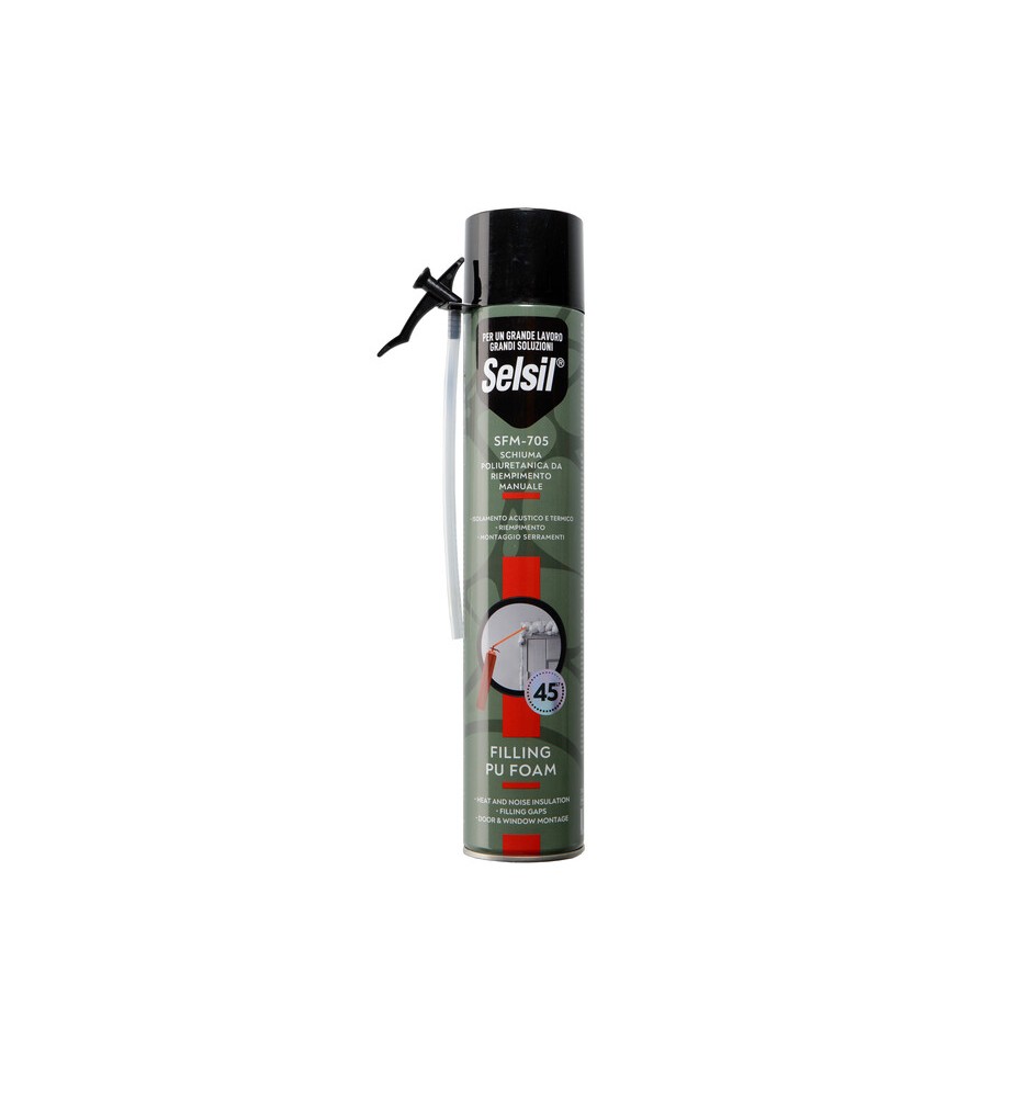 SELSIL SCHIUMA POLIURET UNIVERS MANUALE 750 ML