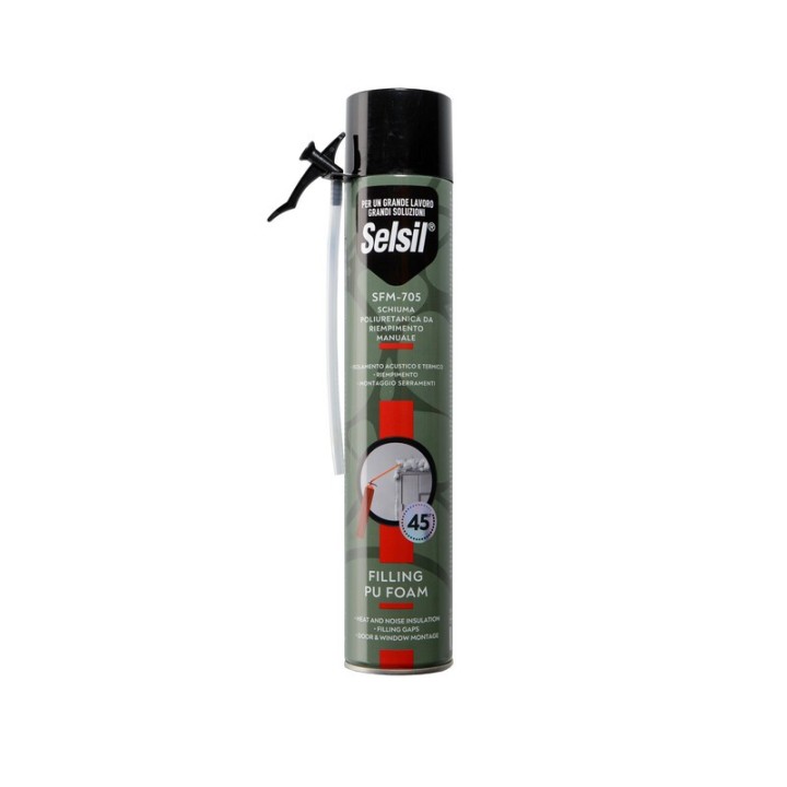 SELSIL SCHIUMA POLIURET UNIVERS MANUALE 750 ML