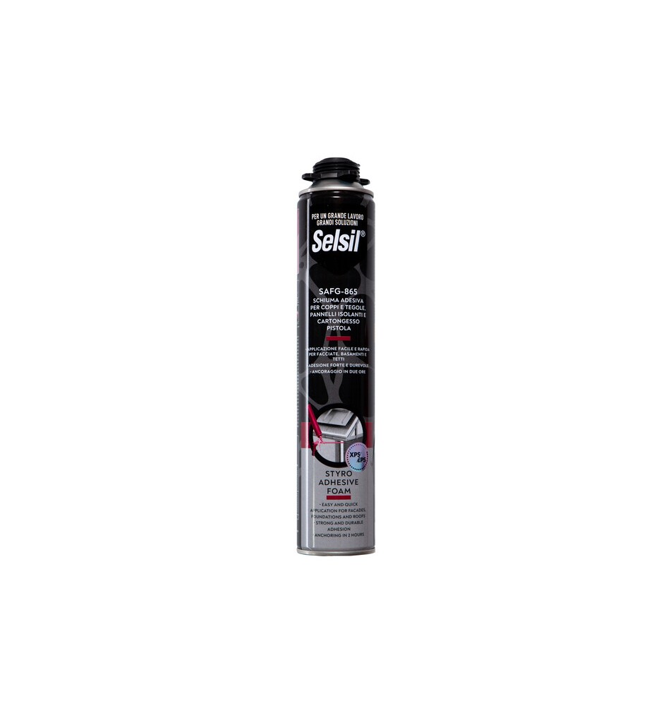 SELSIL SCHIUMA POLIURET COPPI E TEGOLE PIST 750 ML