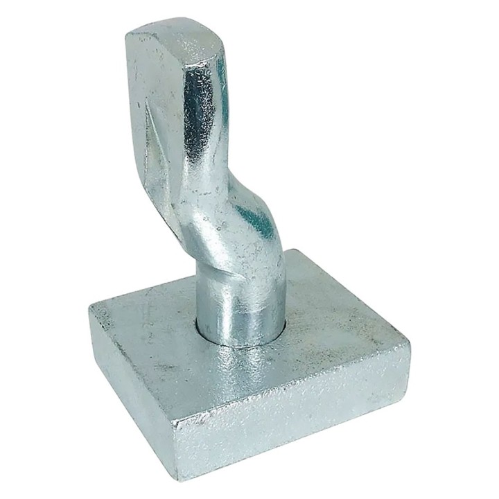 PERNO E PIASTRA PER CARDINE mm 20 (110/20 + 115/20,5) - portata 300 kg