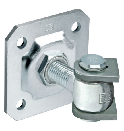 CARDINE CON ALI E PIASTRA ART.163 M 22 - portata 220 kg