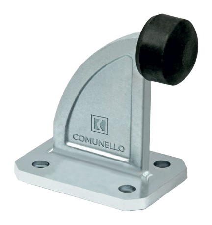 ARRESTO PER CANCELLI SCORREVOLI ART. 202 paracolpo Ø 42 - base mm 74x100