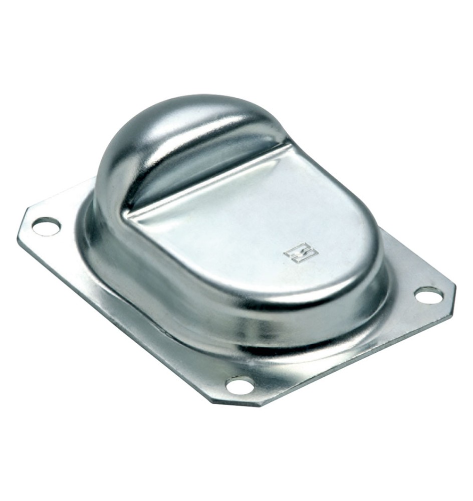 ARRESTO PER CANCELLI A BATTENTE ART.166 tipo grande - mm 160 x 130 - h.48