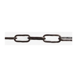 CATENA MAGLIA LUNGA RITORTA 4,0 MM 2,5 M NERO