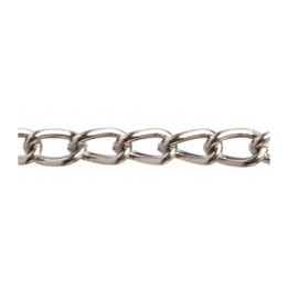 CATENA MAGLIA CORTA RITORTA 3,0 MM 2,5 M NICHEL