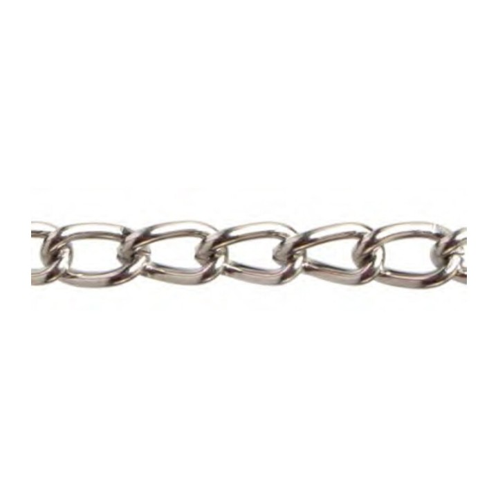 CATENA MAGLIA CORTA RITORTA 3,0 MM 2,5 M NICHEL