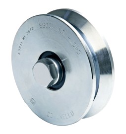 RUOTA PER CANCELLI GOLA A 'Y' ART. 307Y Ø 117 - portata 450 kg