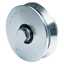 RUOTA PER CANCELLI GOLA A 'Y' ART. 307Y Ø 137 - portata 550 kg