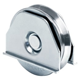 RUOTA PER CANCELLI GOLA A 'Y' ART. 330Y Ø 98 - portata 200 kg