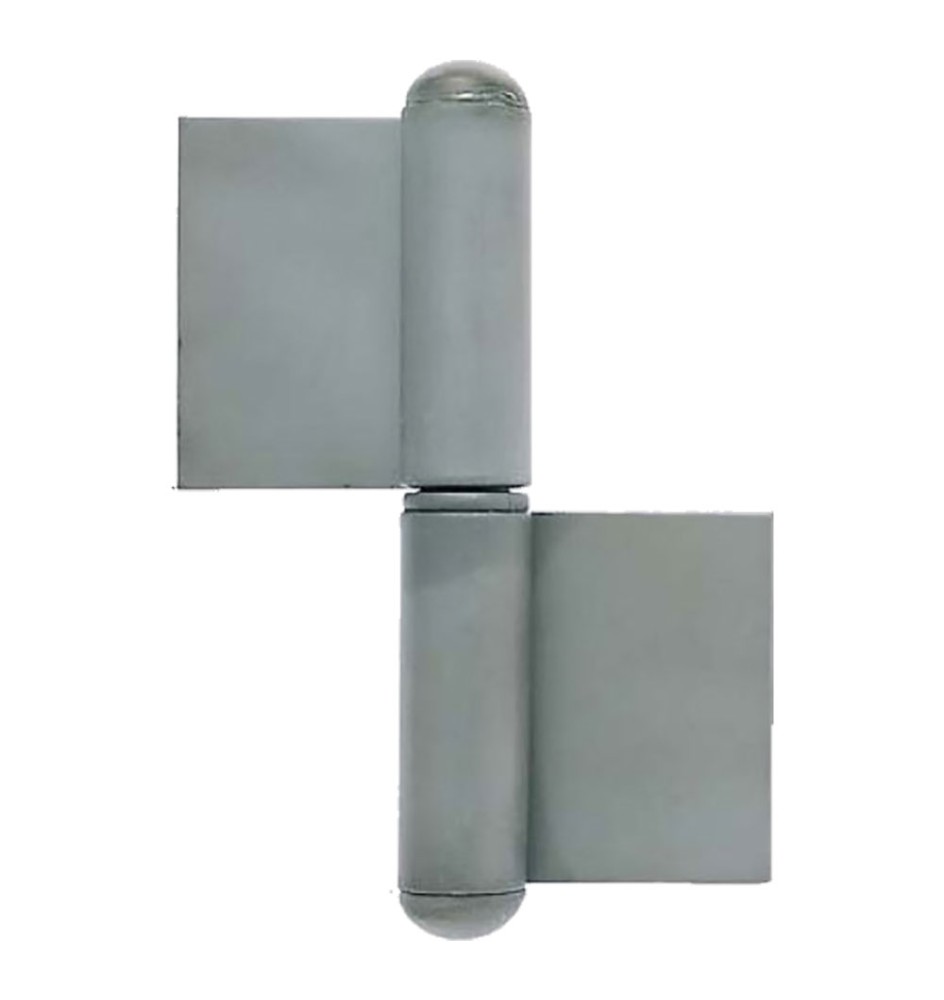 CERNIERA IN ACCIAIO ART.1222 destra - mm 62 x 56 - ali 30 mm