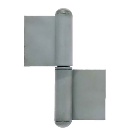 CERNIERA IN ACCIAIO ART.1222 destra - mm 122 x 80 - ali 60 mm