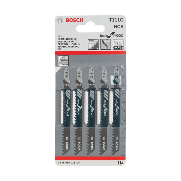 BOSCH-A 5 LAME T 111 C P/SEGHETTO ALTERNATIVO