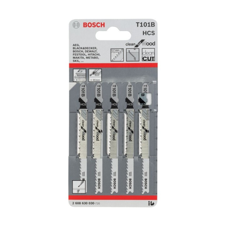 BOSCH-A 5 LAME T 101 B P/SEGHETTO ALTERNATIVO
