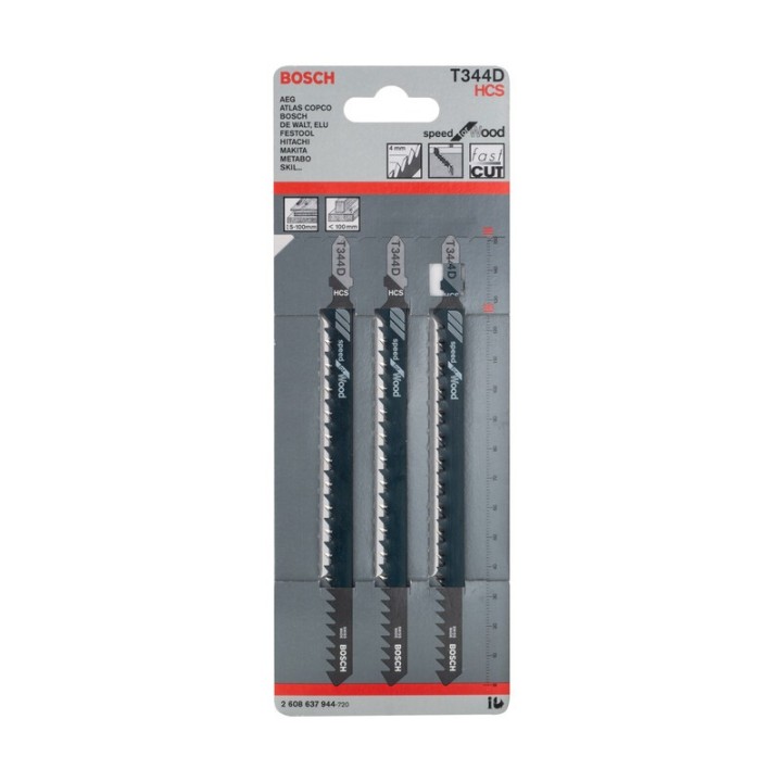 BOSCH-A 3 LAME T 344 D P/SEGHETTO ALTERNATIVO