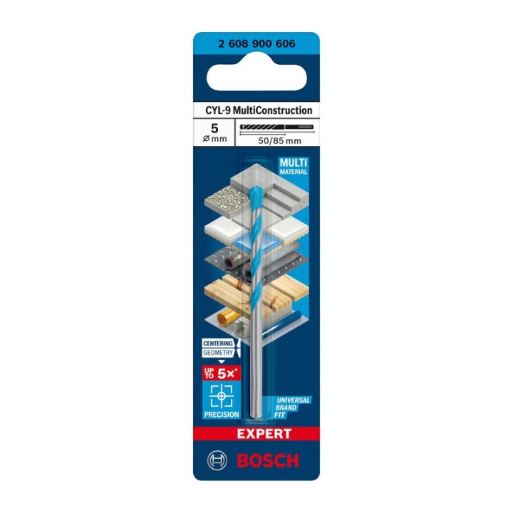 BOSCH-A PUNTA MULTICONSTRUCTION CYL-9 5X50/85 MM
