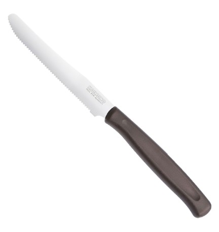 COLTELLO DA TAVOLA SEGHETTATO manico rosso