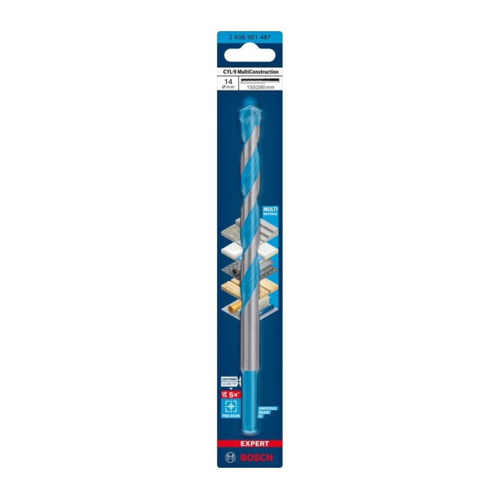 BOSCH-A PUNTA MULTICONSTRUCTION CYL-9 14X150/200MM