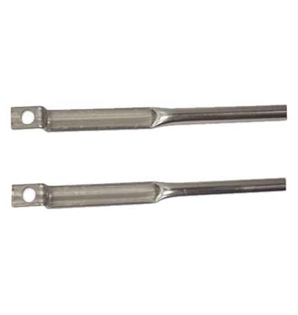 COPPIA ASTE INTERNE PER SERRATURE ART. 06441 per serrature montanti alluminio