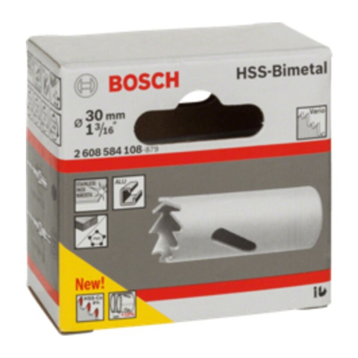 BOSCH-A SEGA A TAZZA BIMETALLICA HSS D 30