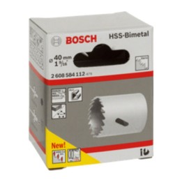 BOSCH-A SEGA A TAZZA BIMETALLICA HSS D 40
