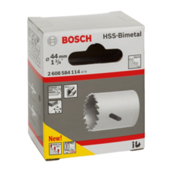 BOSCH-A SEGA A TAZZA BIMETALLICA HSS D 44