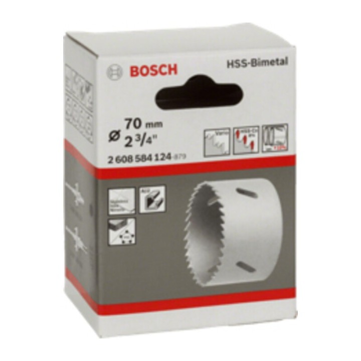 BOSCH-A SEGA A TAZZA BIMETALLICA HSS D 70