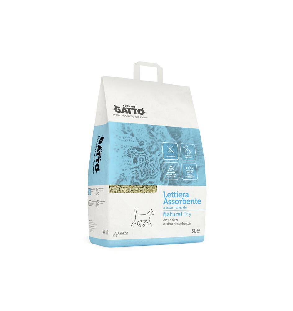 LETTIERA SIGNOR GATTO NATURAL DRY 5 L