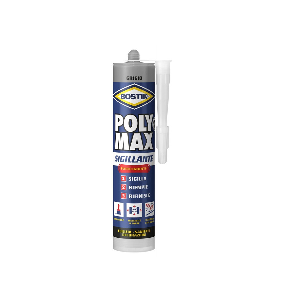 BOSTIK POLYMAX SIGILLANTE 280 ML GRIGIO CARTUC