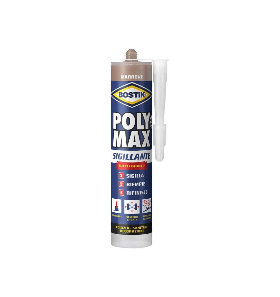 BOSTIK POLYMAX SIGILLANTE 280 ML MARRONE CARTUC