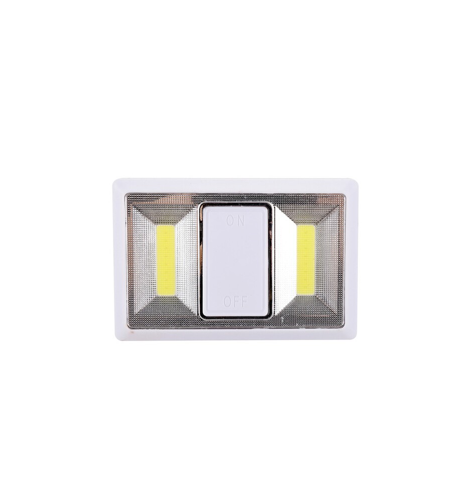 INTERRUTTORE LUMINOSO A PILE BIANCO