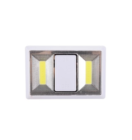 INTERRUTTORE LUMINOSO A PILE BIANCO