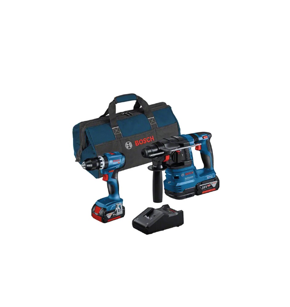 BOSCH-B KIT TRAPANO + TASSELLATORE 18V