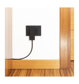 FME 80.151 SPINA SALVASPAZIO SCHUKO CLOCK NERO