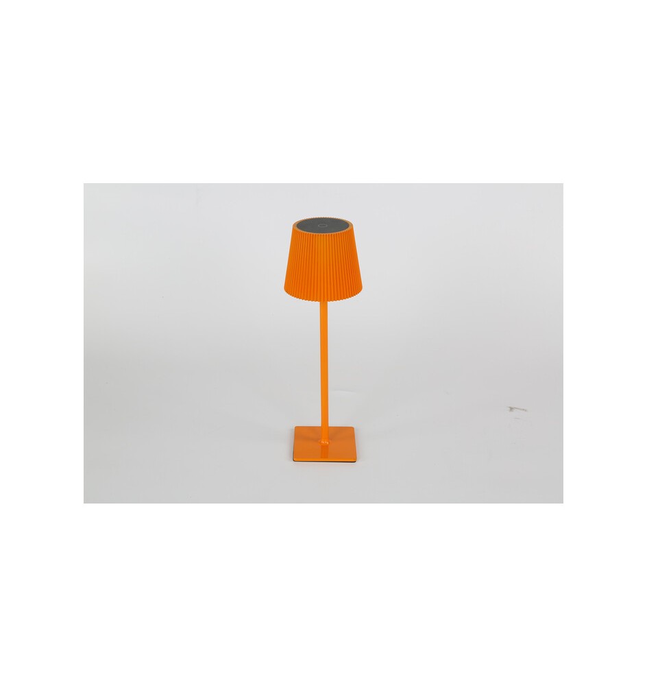 LAMPADA DA TAVOLO LED RICARICABLILE ARANCIO