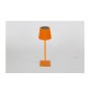 LAMPADA DA TAVOLO LED RICARICABLILE ARANCIO