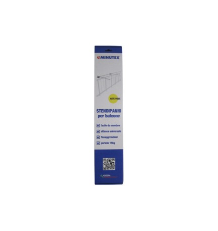 STENDIBIANCHERIA DA BALCONE ASTE FISSE CF 2 PZ