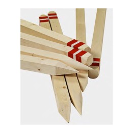 PICCHETTO IN LEGNO C/PUNTA 5X5XH100CM