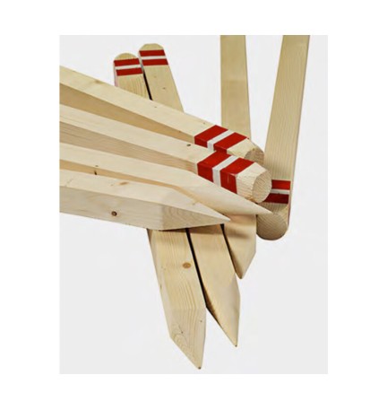 PICCHETTO IN LEGNO C/PUNTA 5X5XH100 CM