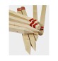 PICCHETTO IN LEGNO C/PUNTA 5X5XH100CM