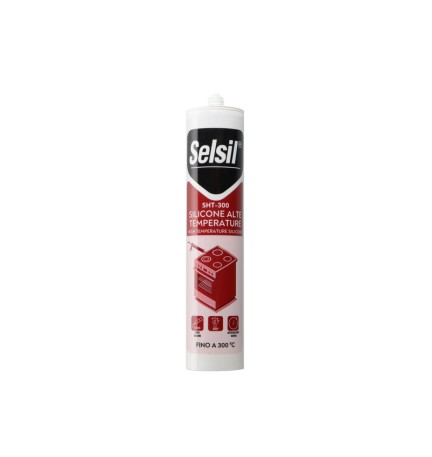 SELSIL SILICONE ALTA TEMPERATURA SHT-300 NERO 310 ML